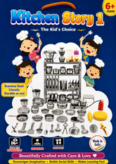 Kitchen Story 1 Stainless Steel Utensils Play Set