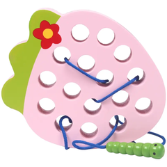 Wooden Threading Game