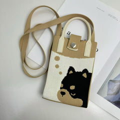 Knit Crossbody Sling Bag
