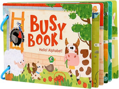 Busy Book - Preschool Learning Paper Busy Book - Educational Travel Toys| Sensory Sticker