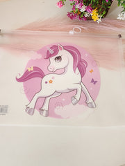 Fun Theme Large Zipper Pouch 🦄🦖🚀🐱🎀