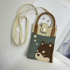 Knit Crossbody Sling Bag