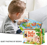 Busy Book - Preschool Learning Paper Busy Book - Educational Travel Toys| Sensory Sticker