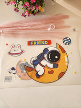 Fun Theme Large Zipper Pouch 🦄🦖🚀🐱🎀