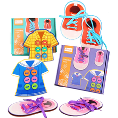 Early education clothes Button