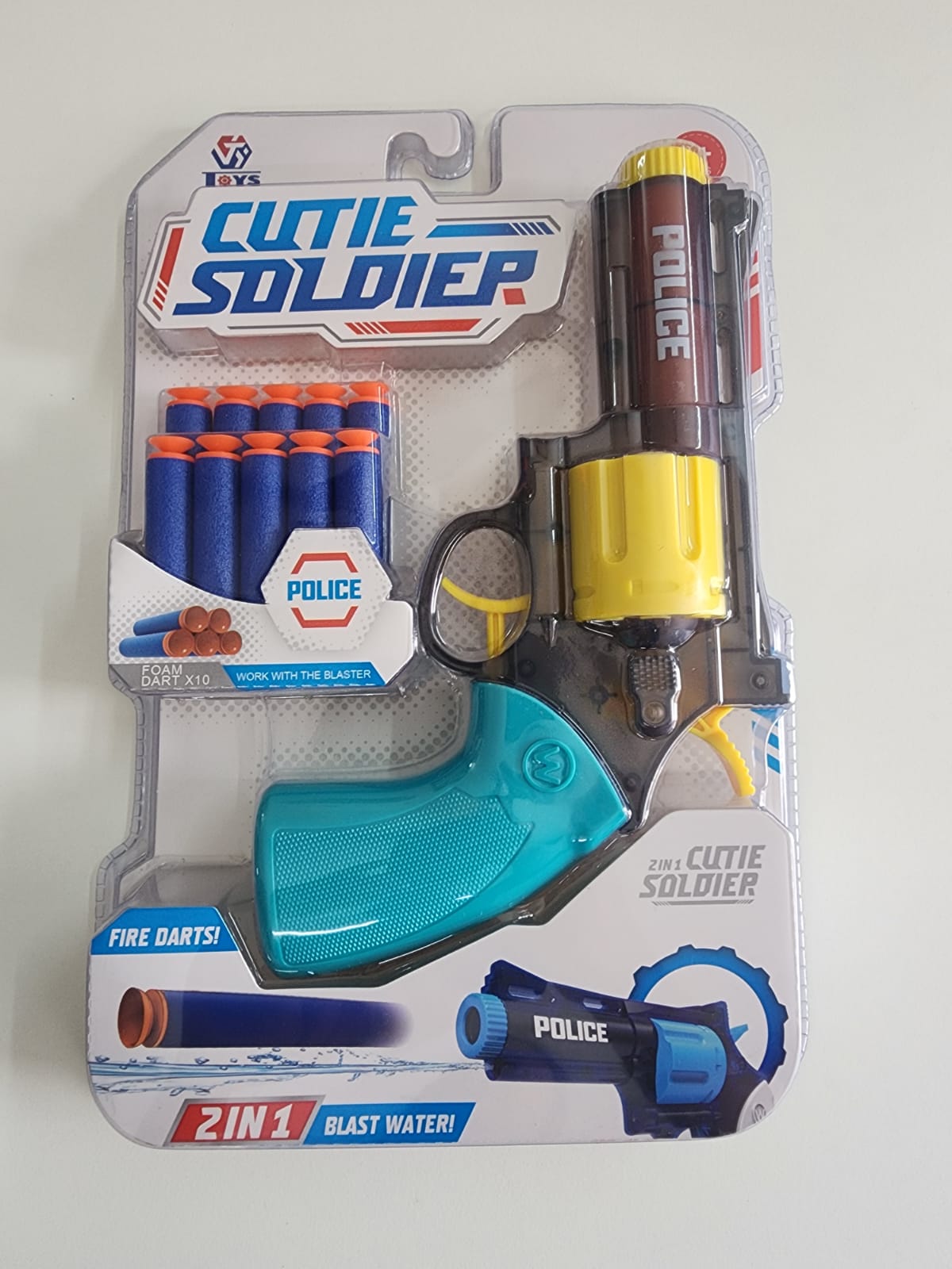 2 IN 1 POLICE Cutie Soldier  Gun 🔫