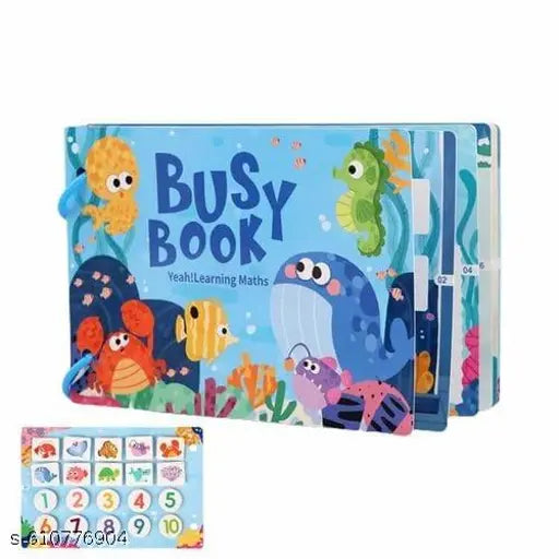 Busy Book - Preschool Learning Paper Busy Book - Educational Travel Toys| Sensory Sticker