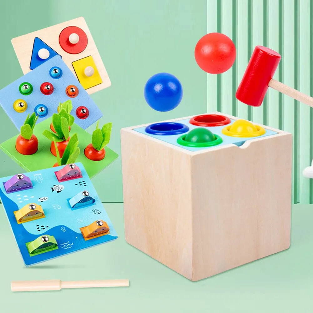 5 in 1 Wooden Toy Box