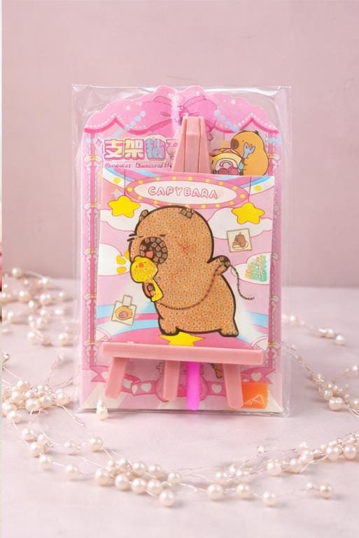 Capybara Diamond Painting Kit – Cute DIY Art