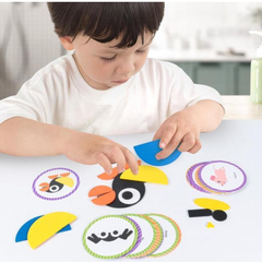 Animal Family Puzzle (30 CARDS)