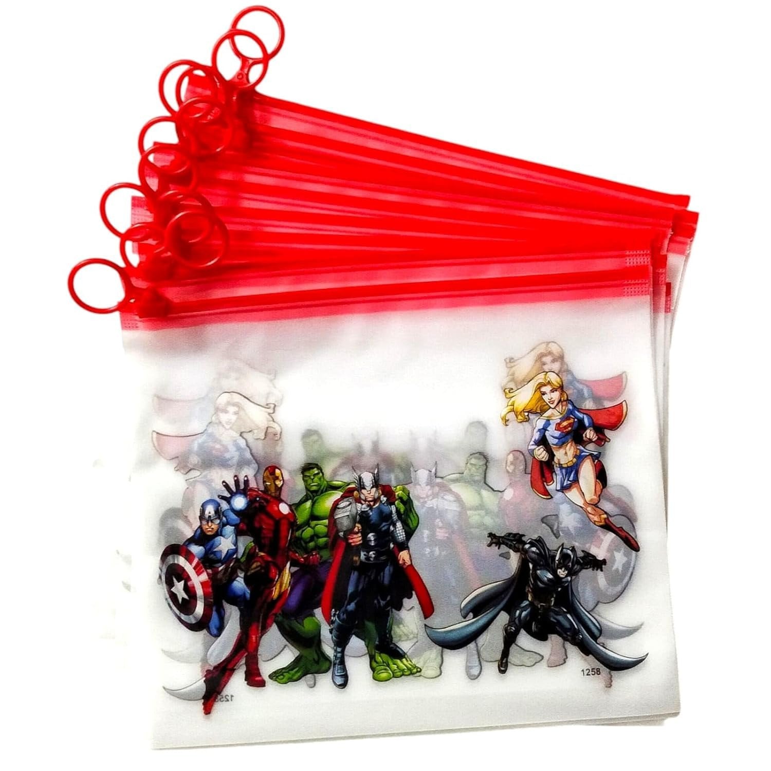 Stylish transparent zip lock pouch
