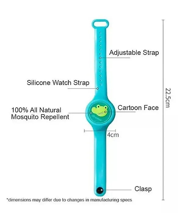 Kids Cartoon Mosquito Repellent Wristband 🦁