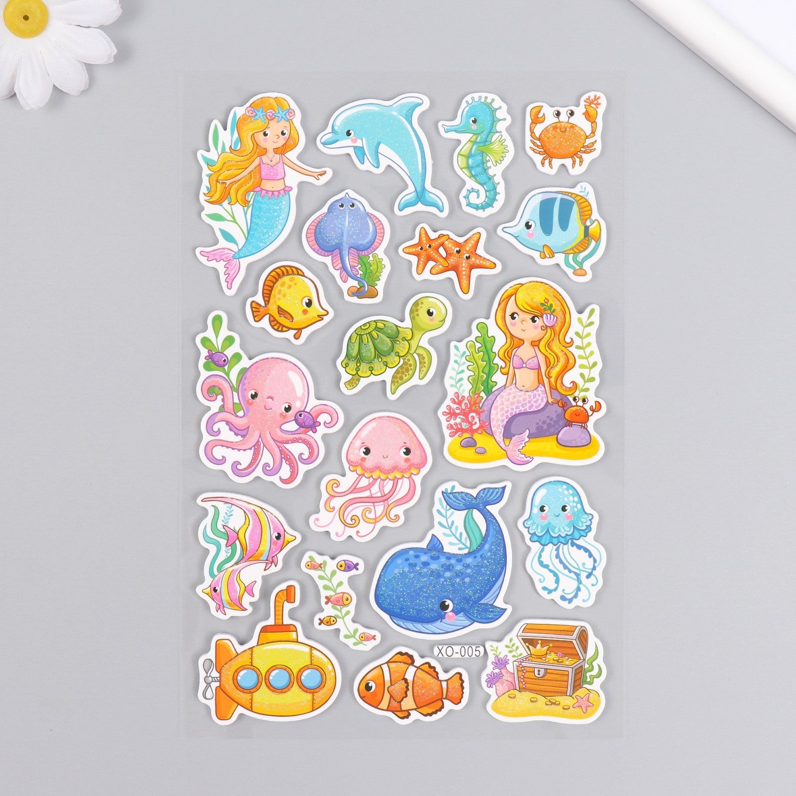 Glitter Sticker Set 🌈✨