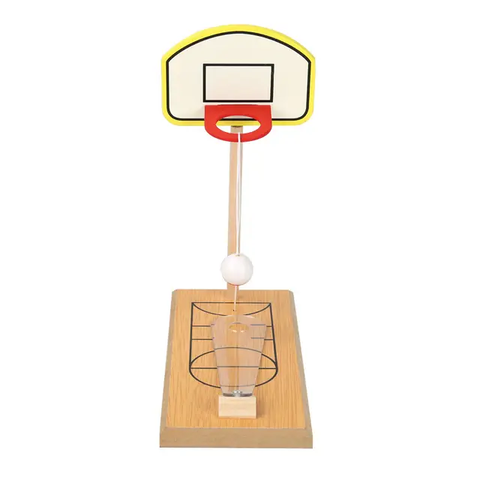Handcrafted Wooden Desk Top Wooden Mini Finger Basketball Shooting Game Compact Funny Portable for Indoor Kids Gifts 24 cms