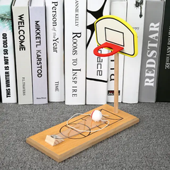 Wooden Desk Top Wooden Mini Finger Basketball |24 cms