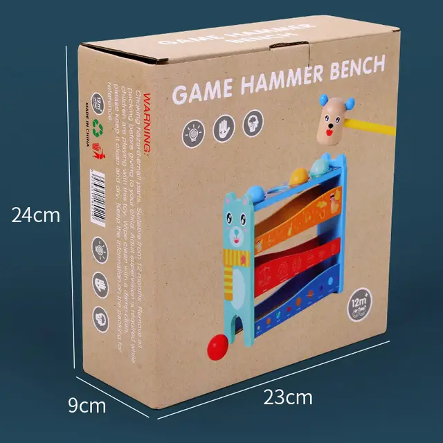 Hammer Ball Toys for Kids- Pounding Game Set for Baby Kids and Toddlers for Early Development, Best Toy for 1 Year Old Boys and Girls-Multi Color