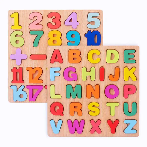Wooden chunky puzzle|Chunky Pieces Early Age Educational Wooden Jigsaw Puzzles (Multicolor)