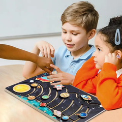 Toddler Solar System Wooden Puzzle for Kids