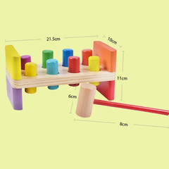 Wooden Hammer - Montessori Toys|Strike the wooden Toy