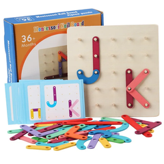 Montessori Nail board Jigsaw Puzzle