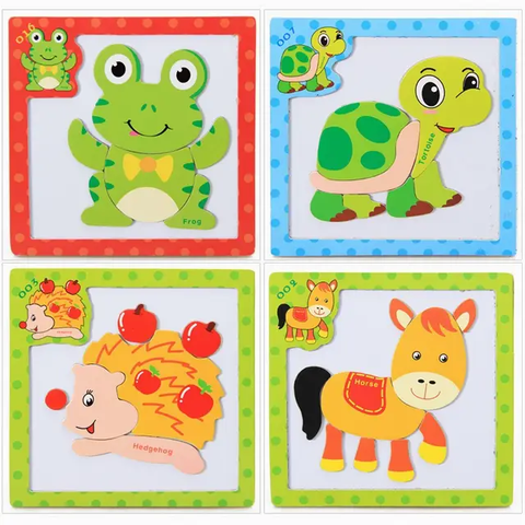 Wooden Magnetic Board Puzzle