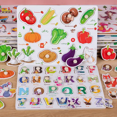 Random design - 2IN1 Puzzle Sketch board & peg board