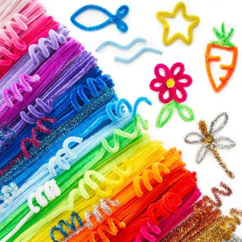 Pipe Cleaners | Ideal for Kids to Craft and Design Animals, Figures and Other Shapes