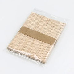 Natural Wood Ice Cream Popsicle Sticks Wooden Craft Sticks with Rounded Ends for Hand DIY Craft |Small
