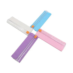Manual Sliding Cutter Ruler For Paper