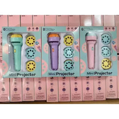 Mini Projector Light Toy with 3 Slides for Kids