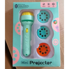 Mini Projector Light Toy with 3 Slides for Kids