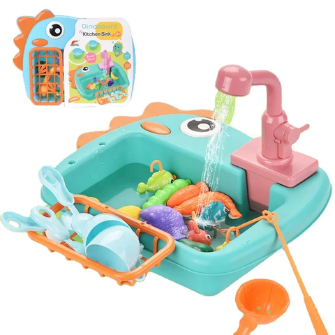 Dinosaurs kitchen sink set(automatic water flow)