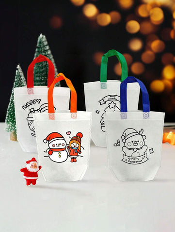Cartoon Christmas Tote Bag