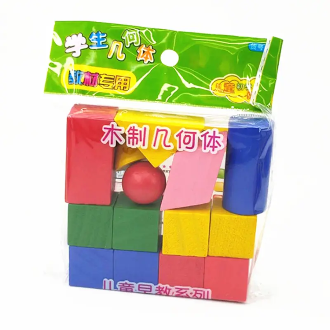 Mini Wooden building blocks for children