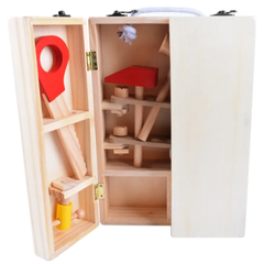 Wooden tool box