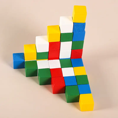 Wooden colorful blocks