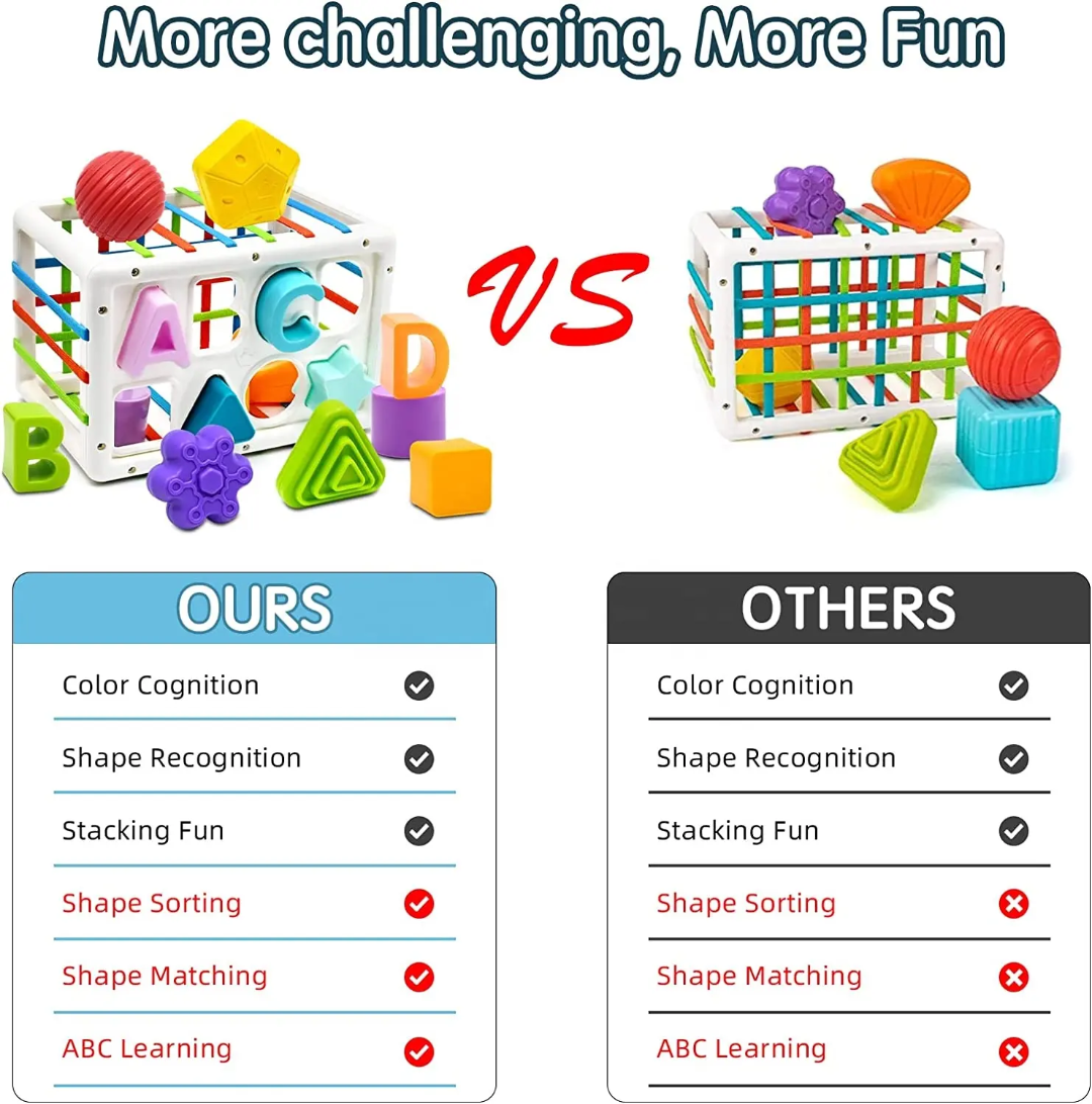 Shape Sorting Baby Toy (Rectangle)