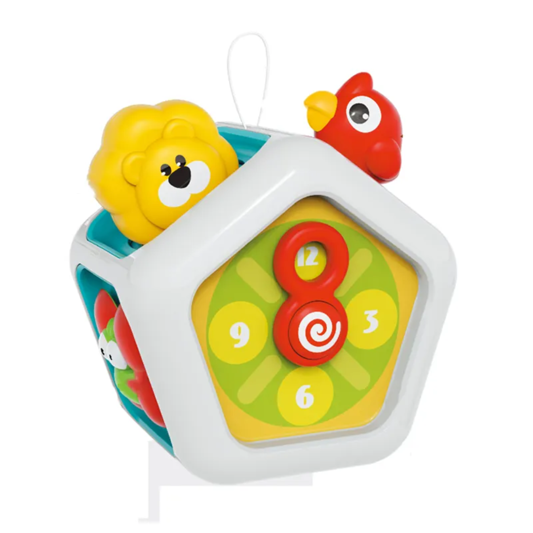 Cartoon seven sided busy cube