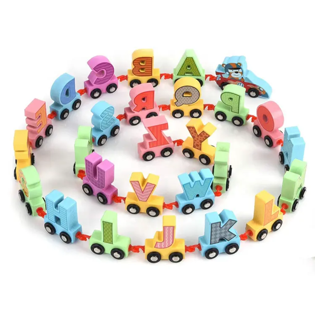 Cartoon Alphabetic Car