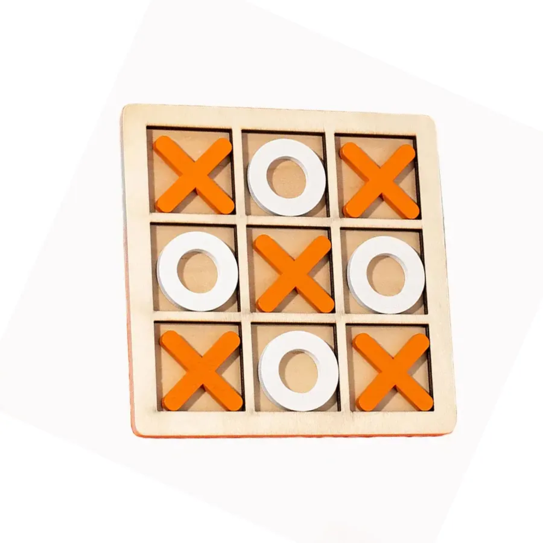 Wooden XOXO Puzzle Gaming Board Square 9×9