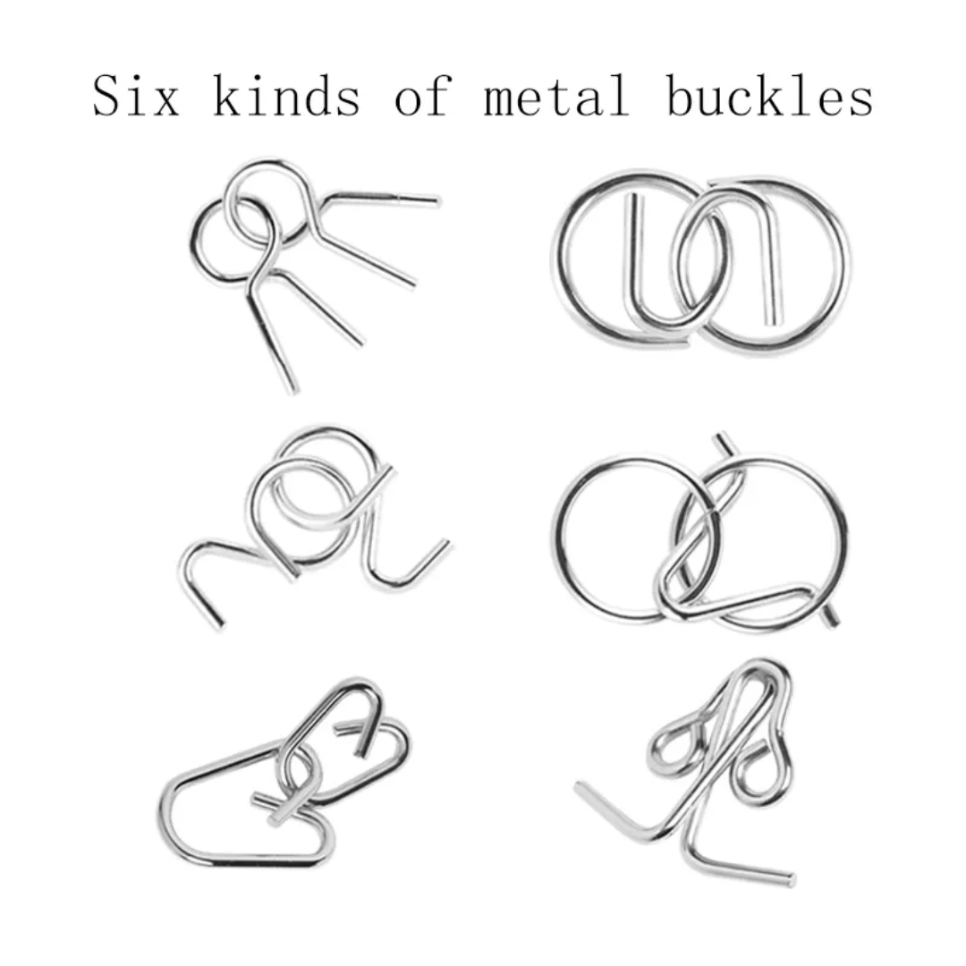 Interlocking Metal 3D Puzzle (6set)
