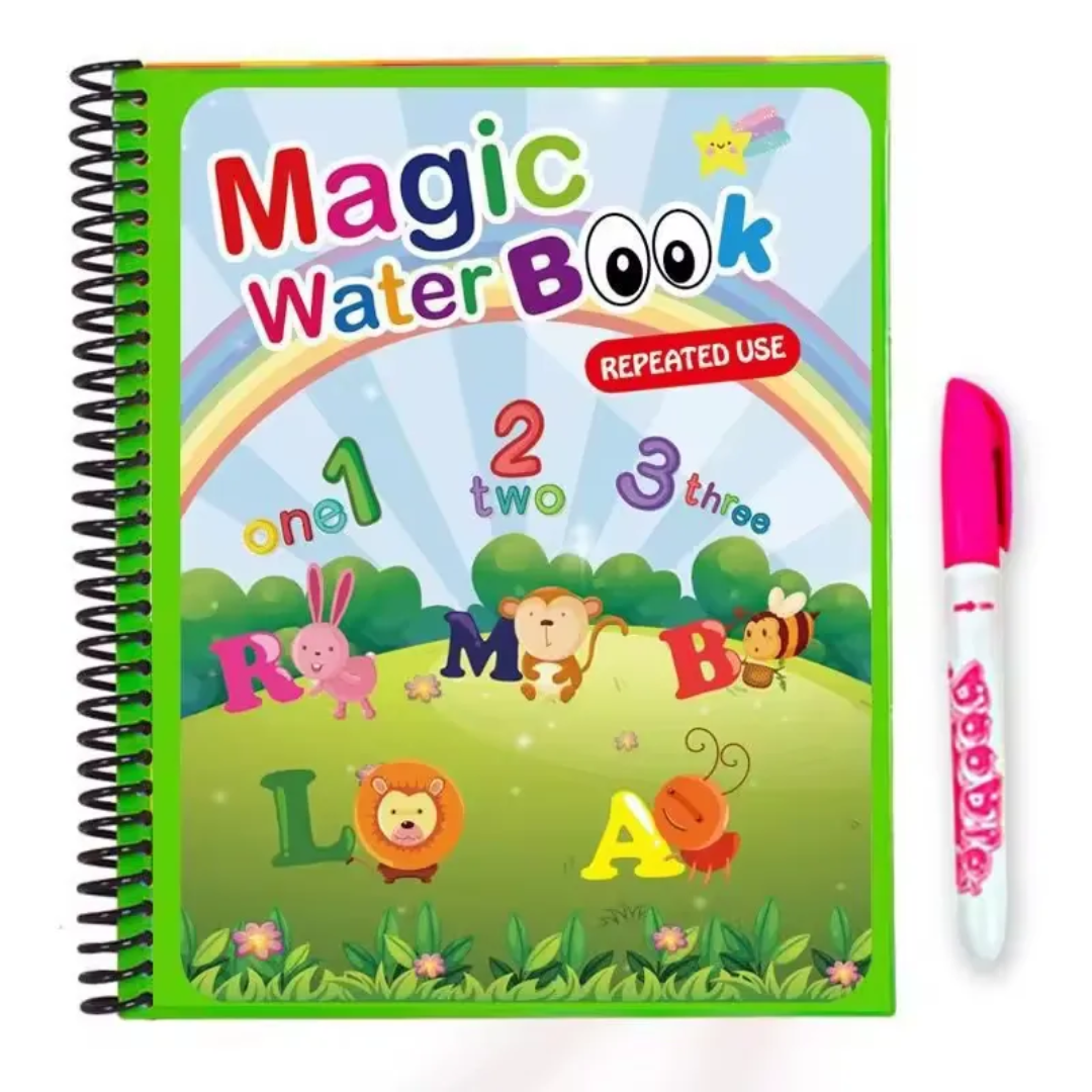 Magic Water Colouring Book(Random Design)