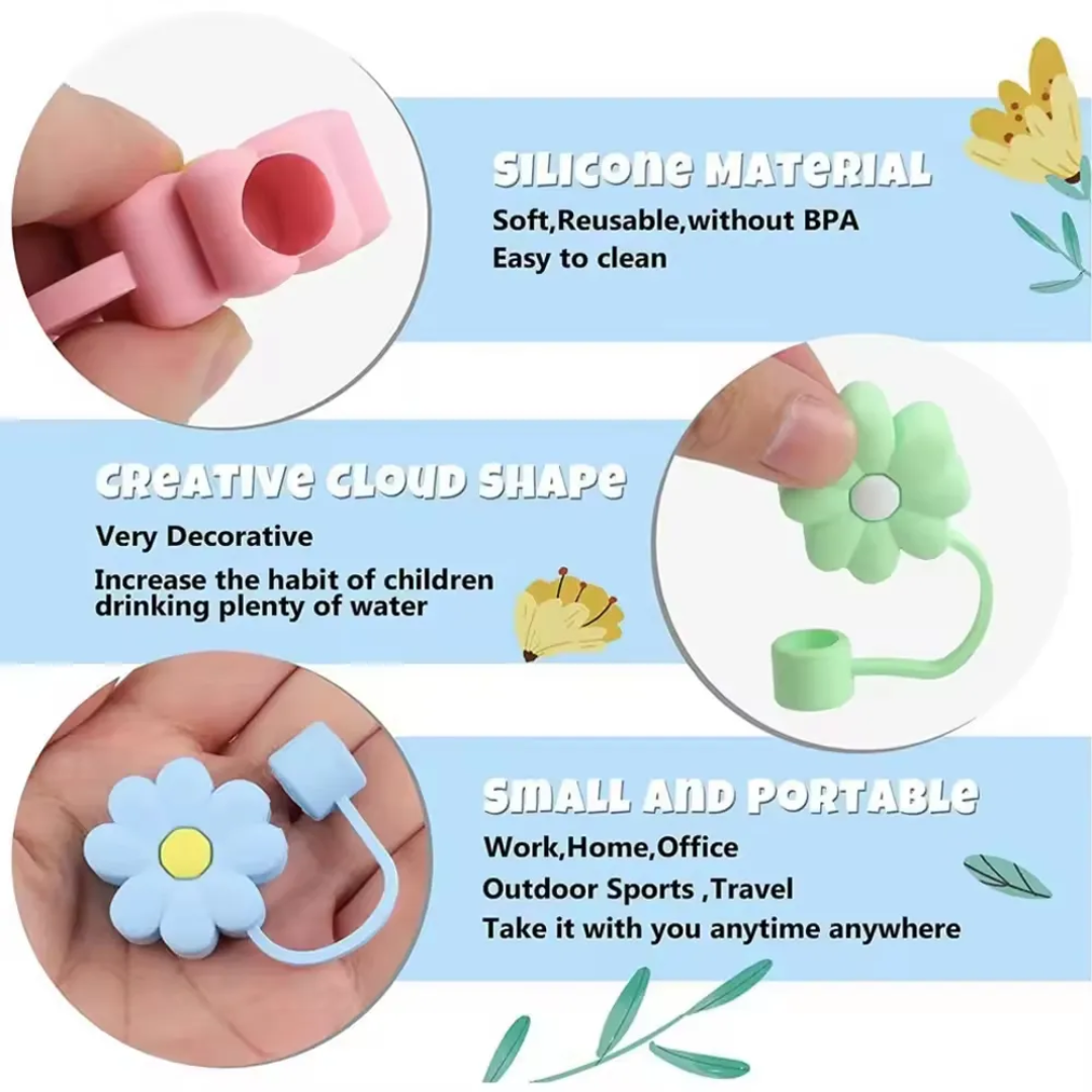 Happy Sip Bottle Caps 🌸🐻✨