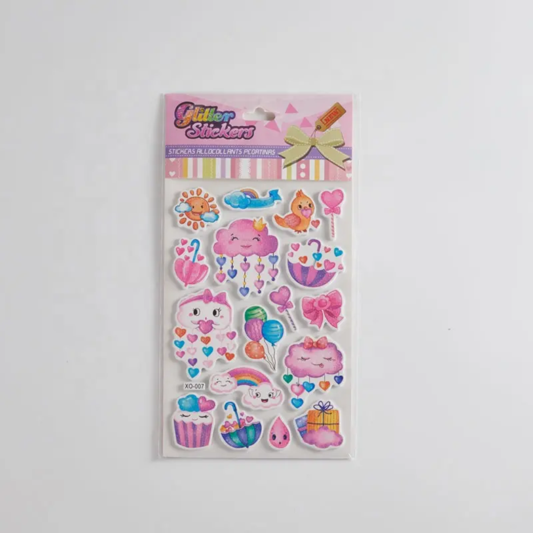 Glitter Sticker Set 🌈✨