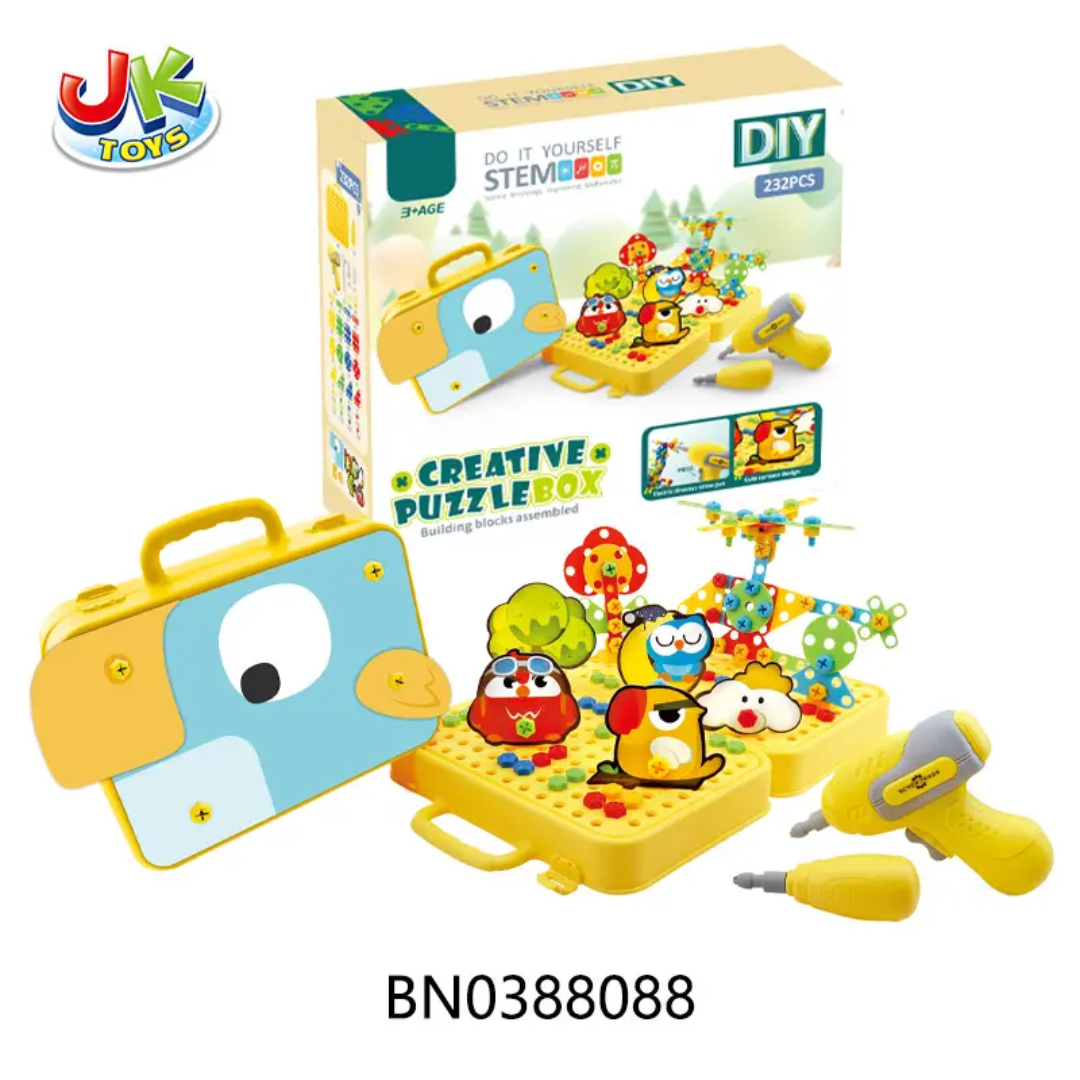 Creative Drill Puzzle Set-Best Stem Toy (Random Designs)