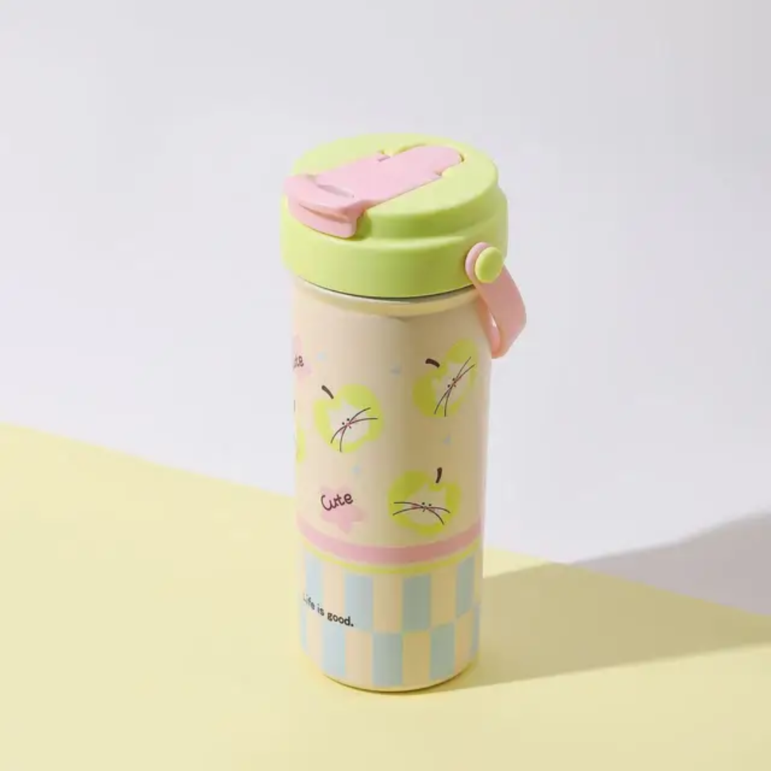 Cute Sip Kids Tumbler Set 600ml🌸✨