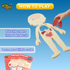 🧠 Inside Out! Human Body Learning Puzzle Set