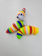Sensory Rainbow caterpillar Twisted Toy mini