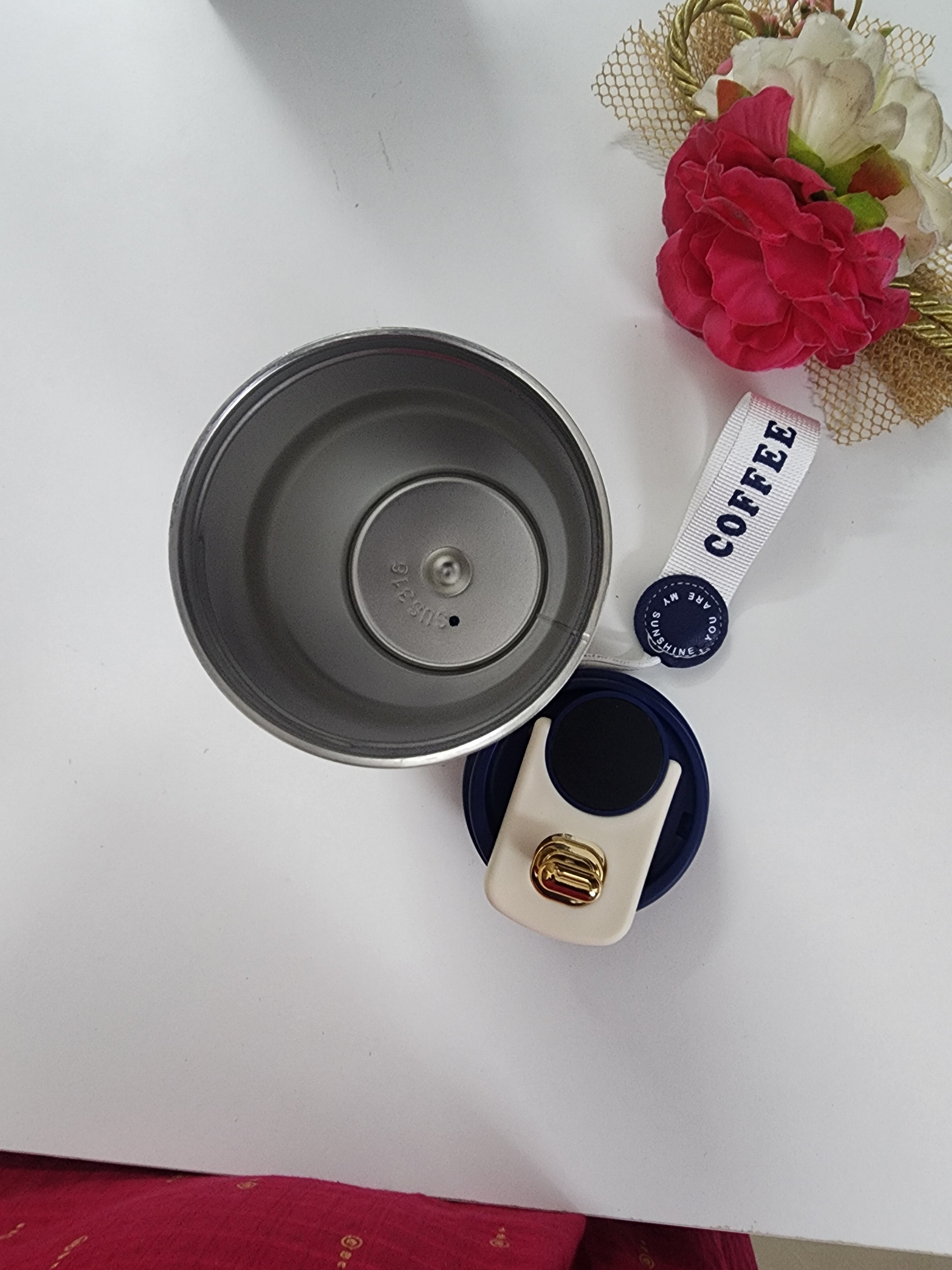 Stainless Steel Vaccum Coffee Mug 500ml with Temperature Display