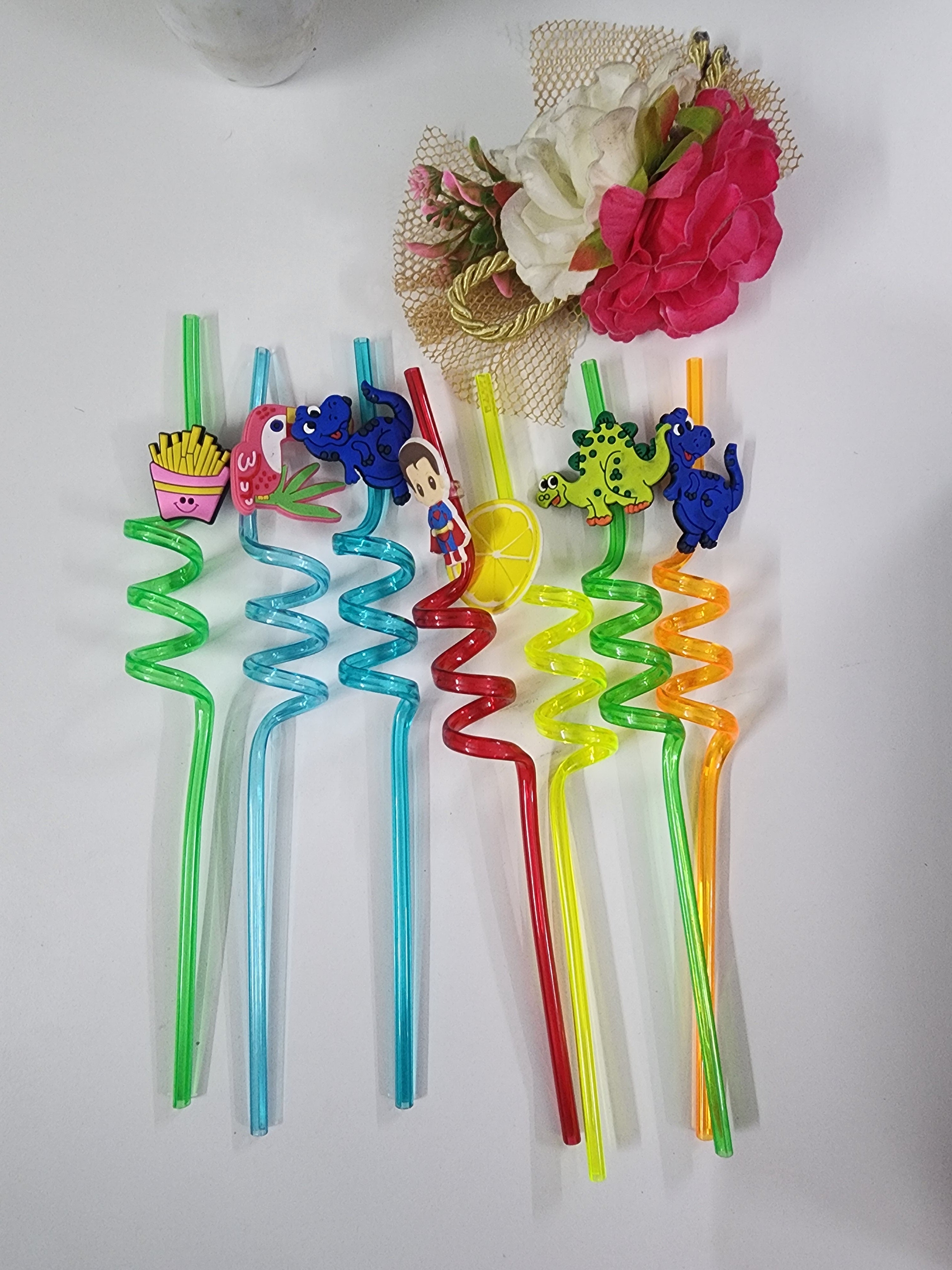 Straws Random Drinking Straw Each (Random Designs) – DK Toyz
